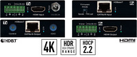 4K HDMI OVER CAT5E/6 HDBASET EXTENDER TX + RX KIT. 10.2GBPS BANDWIDTH. IR EMITTER & SENSOR INCLUDED